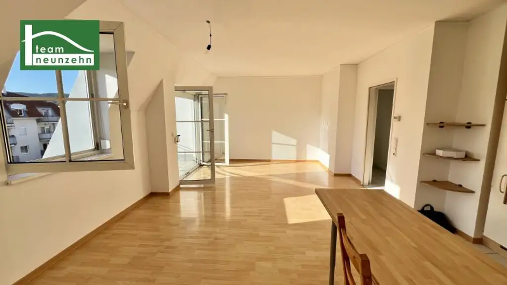 Charmante DG Wohnung, 52m² in Baden, bei LKH – Balkon & großer Keller mit ca. 14m² - nur 198.000€! (Kfz-Stellplatz extra)