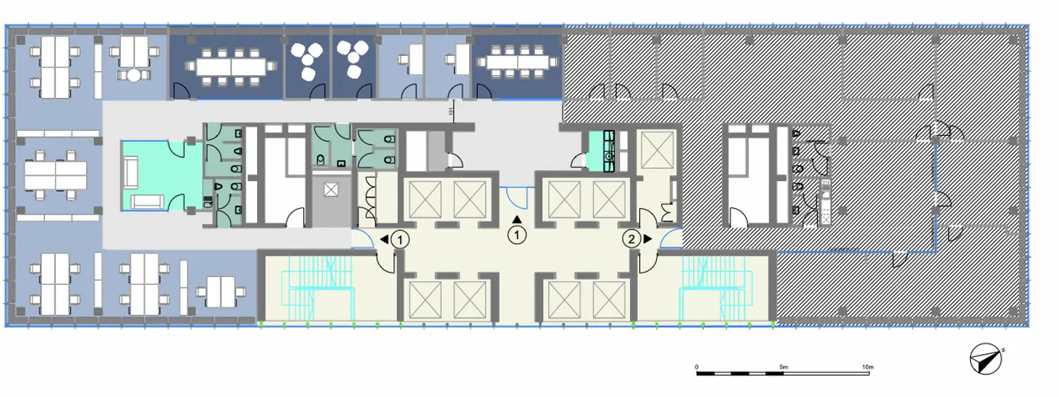 Grundriss A 2.OG linke Seite ca. 397m2