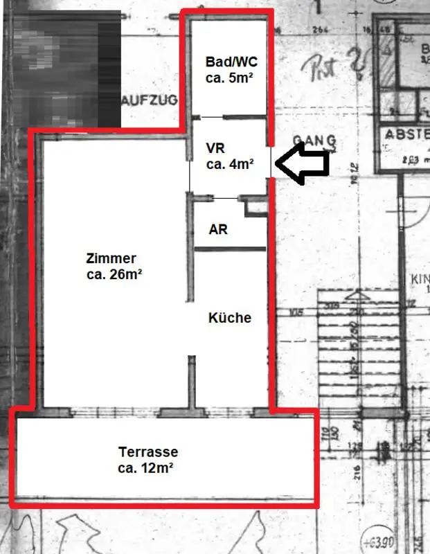 Eigentumswohnung mit Terrasse