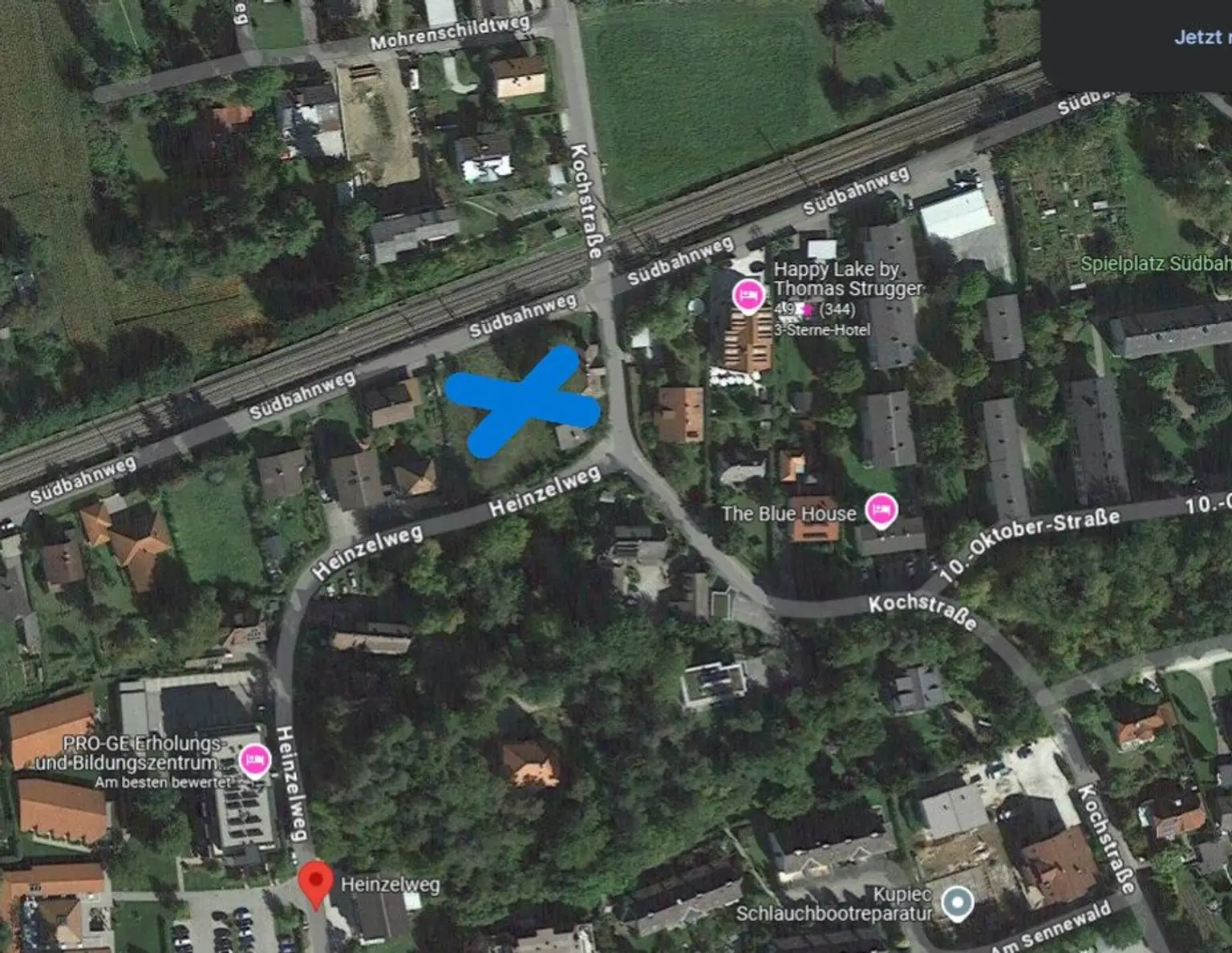 Parkbad Krumpendorf in wenigen Minuten fußläufig erreichbar