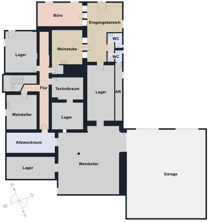 Grundriss ohne Maßstab - KG