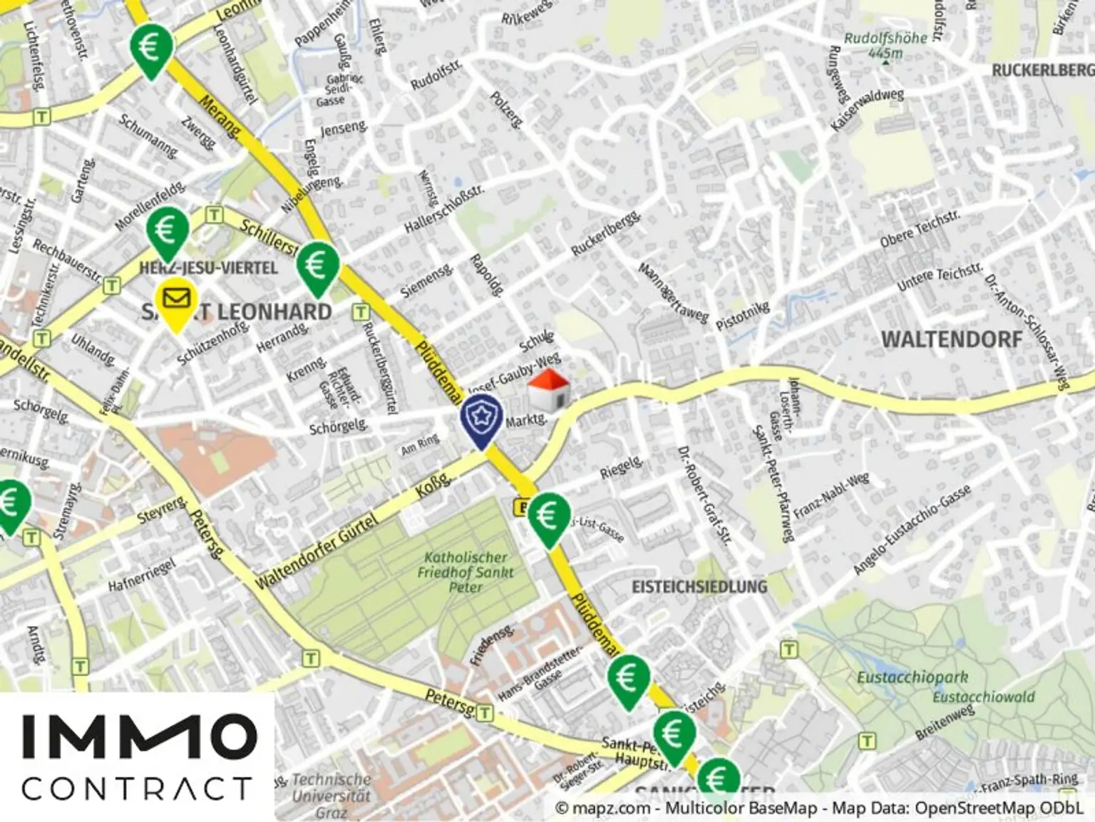 Geolyzer Kartenausschnitt