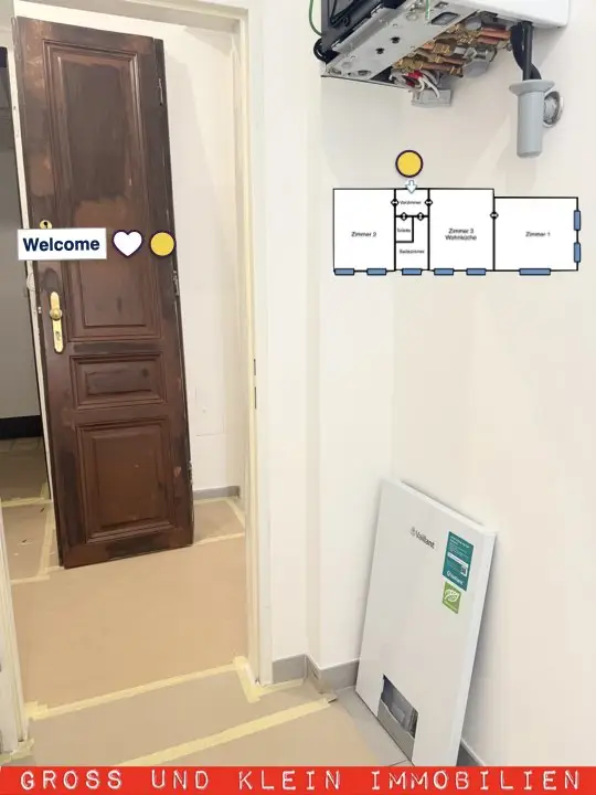 in der Josefsstadt
Pärchen- od. WG - Wohnung
Erstbezug nach Adaptierung