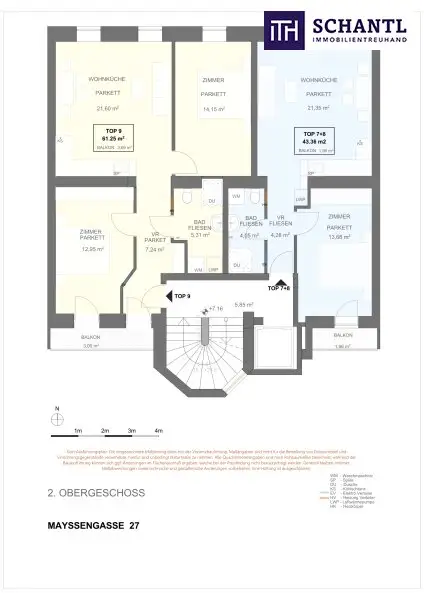 VERKAUFSSTART! Altbau-Charme trifft nachhaltigen Wohnkomfort: 3-Zimmer-Wohnung mit hochwertiger Ausstattung, Innenhofbalkon & Luftwärmepumpe– in einem generalsanierten Altbauhaus