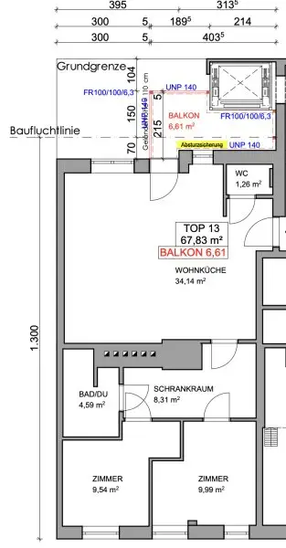 NÄHE NASCHMARKT - DG-Ausbau: 3 Zimmer und optionalen Balkon* im Innenhof eines schön sanierten Altbaus