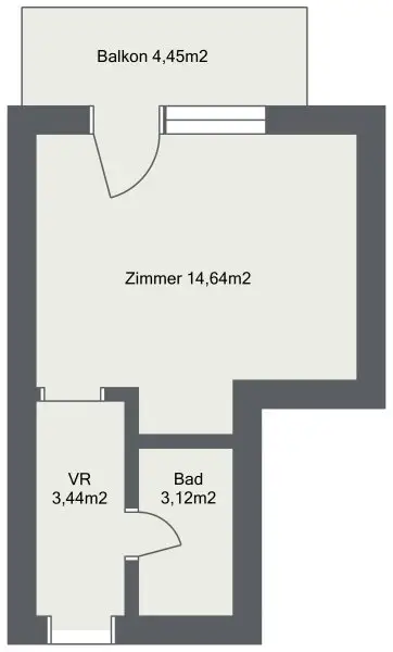 Starterwohnung mit Balkon in Bahnhofsnähe!