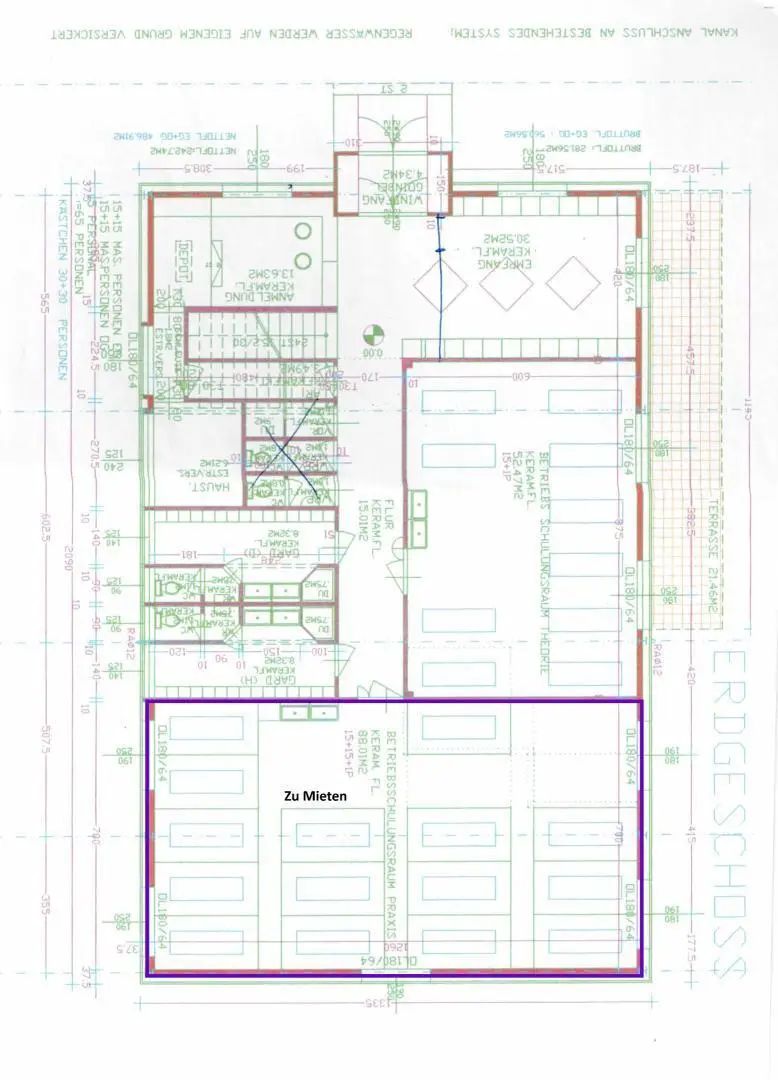 Plan Erdgeschoss