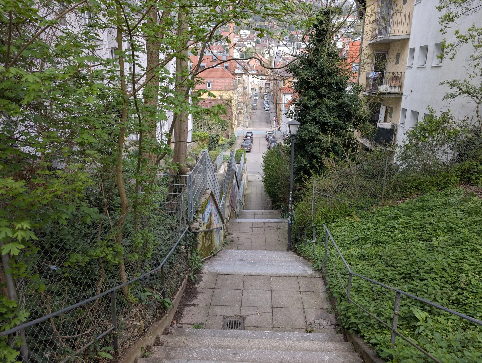 Stäffele vor dem Haus