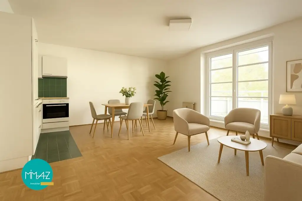 LOGGIA-LIVING! Mehr Wohnkomfort auf kompaktem Raum! 41m² Wohnglück mit Schrankraum & sonnigem Extra! Ab sofort beziehbar!