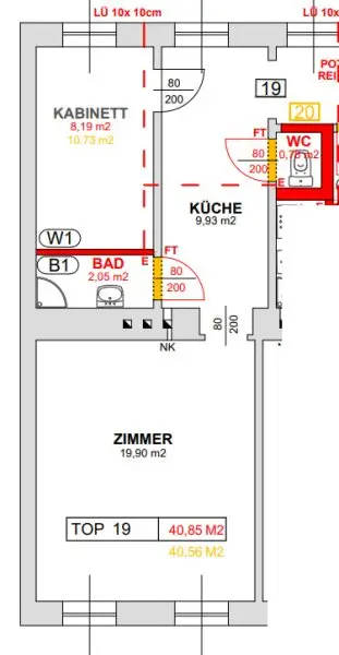 ++NEU++ sanierungsbedürftige 2-Zimmer Altbauwohnung mit Balkonoption