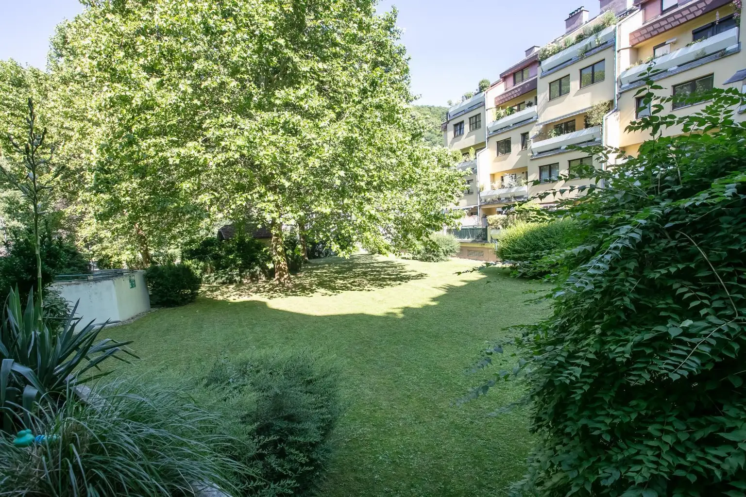 Ausblick in den Innenhof