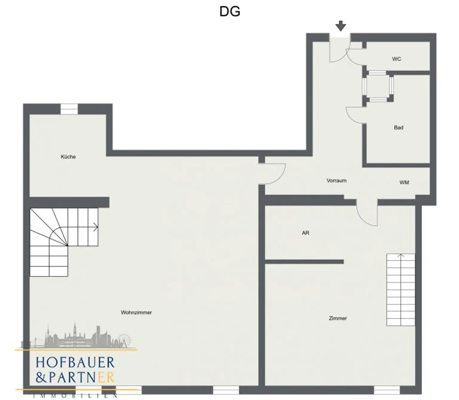 Exklusive Dachgeschoss-Maisonette mit Terrasse in bester Lage des 3. Bezirks