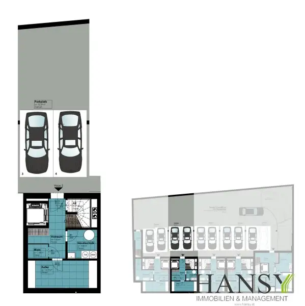 Exklusives Haus im Zentrum von Perchtoldsdorf mit Lift, großzügigen Freiflächen und 2 Garagenstellplätzen!