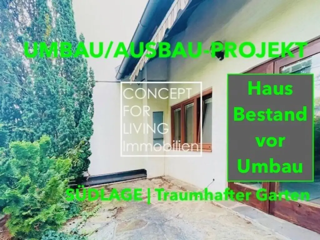 Modernes Haus. Südlage. Pool (*). Erstklassige Ausstattung. Garage. Traumhafter Garten. Bauprojekt. Beziehbar ab FJ 2027