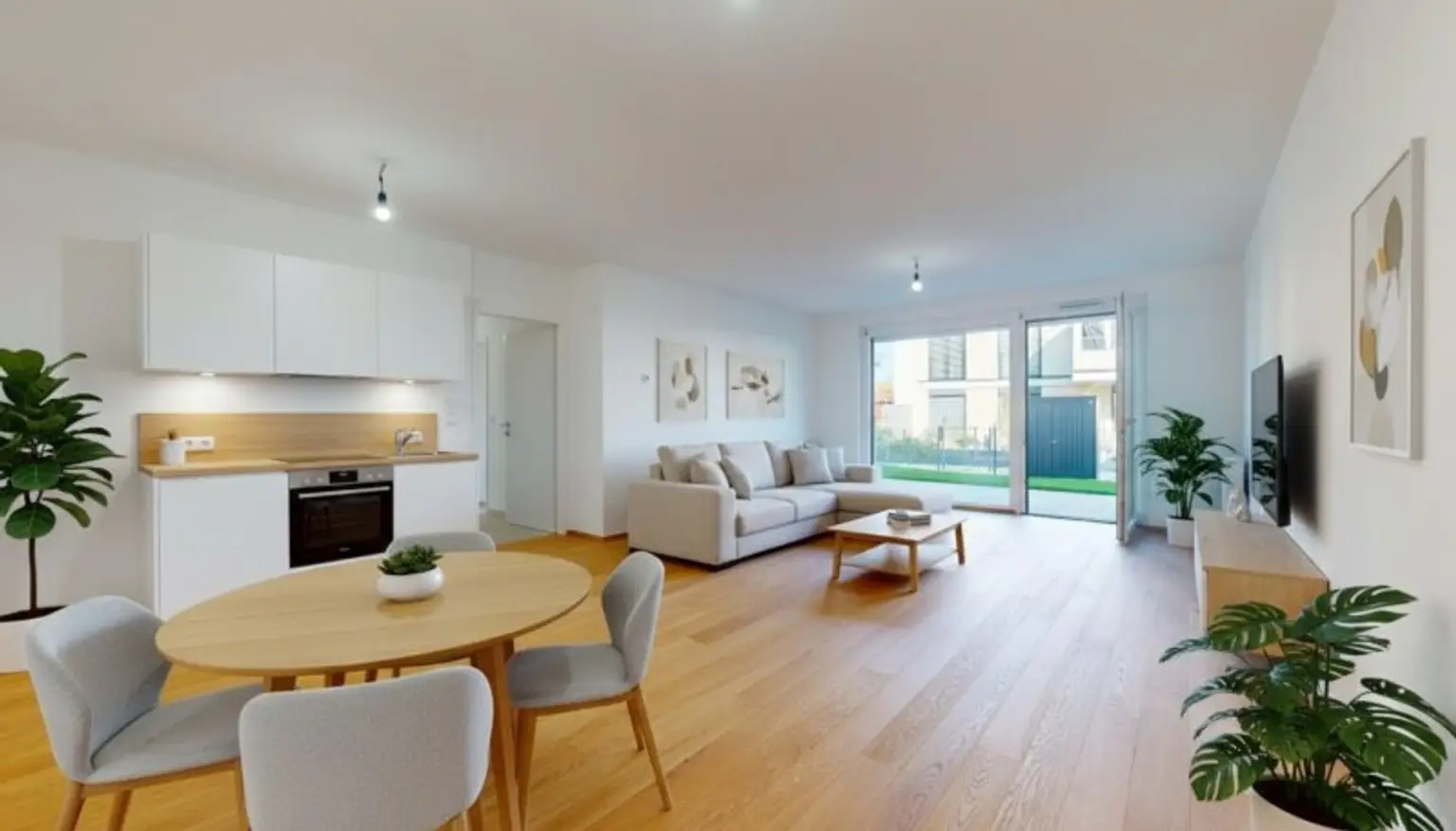 Gut aufgeteilte Familienwohnung mit Garten in absoluter Ruhelage! + Garagenstellplatz