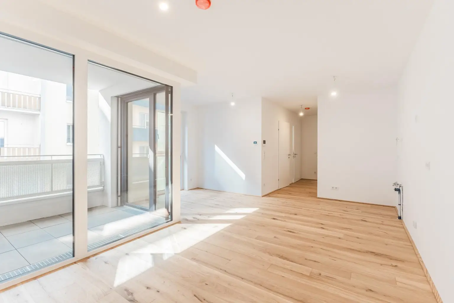 Durchdachter Grundriss: 2-Zimmer-Wohnung mit Loggia