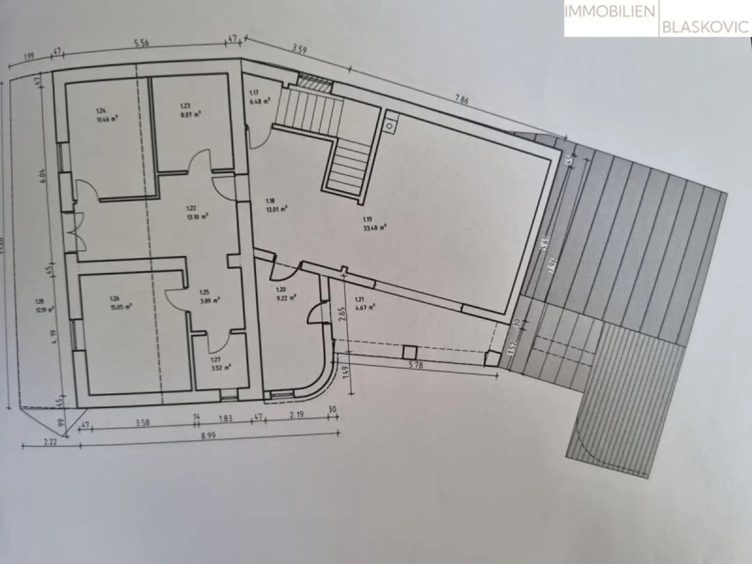 Steinhaus mit drei separaten Wohneinheiten und wunderbarem Meerblick - Kastelir-Labinci