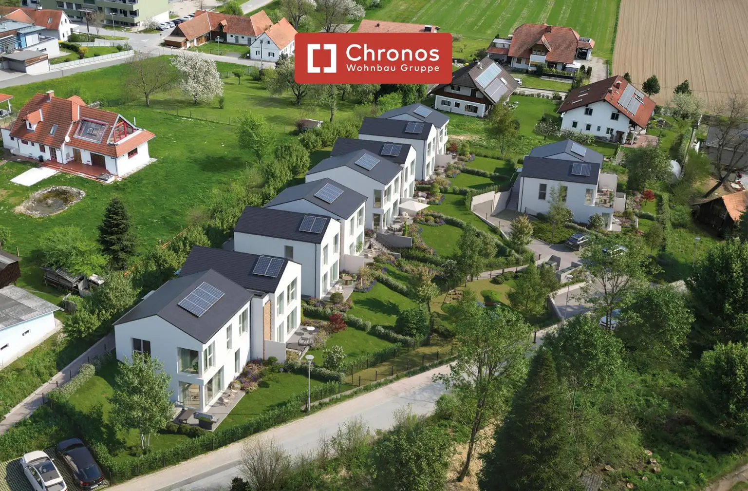 Sommer-AKTION! Baubeginn Erfolgt! Moderne Wohnanlage mit nur 5 Doppelhäusern und eigener Tiefgarage! Neubau-Doppelhaushälfte in Unterpremstätten!