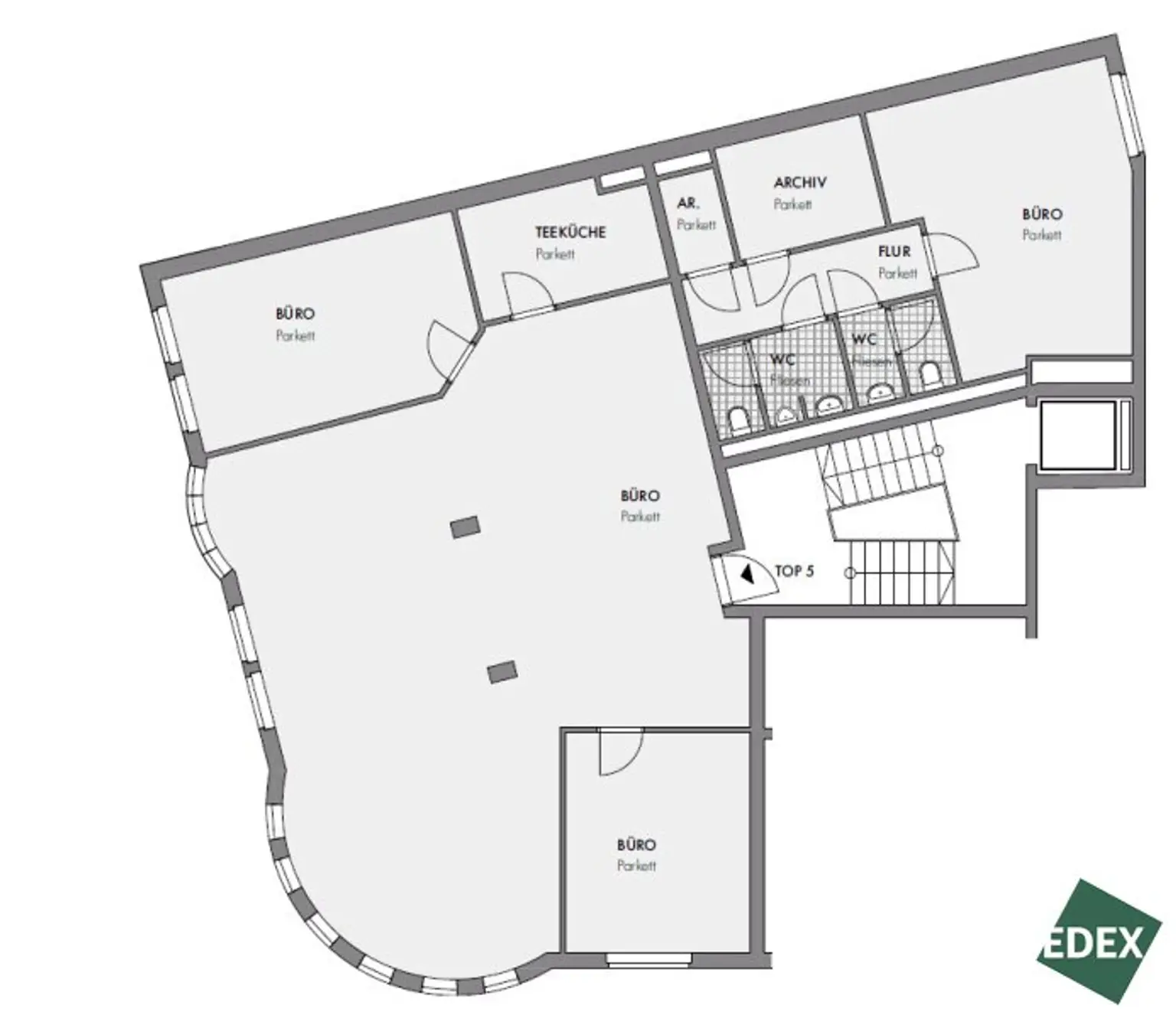 Hochwertige Bürofläche – Ideal auch als Ordination in der Nähe des Aumannplatzes