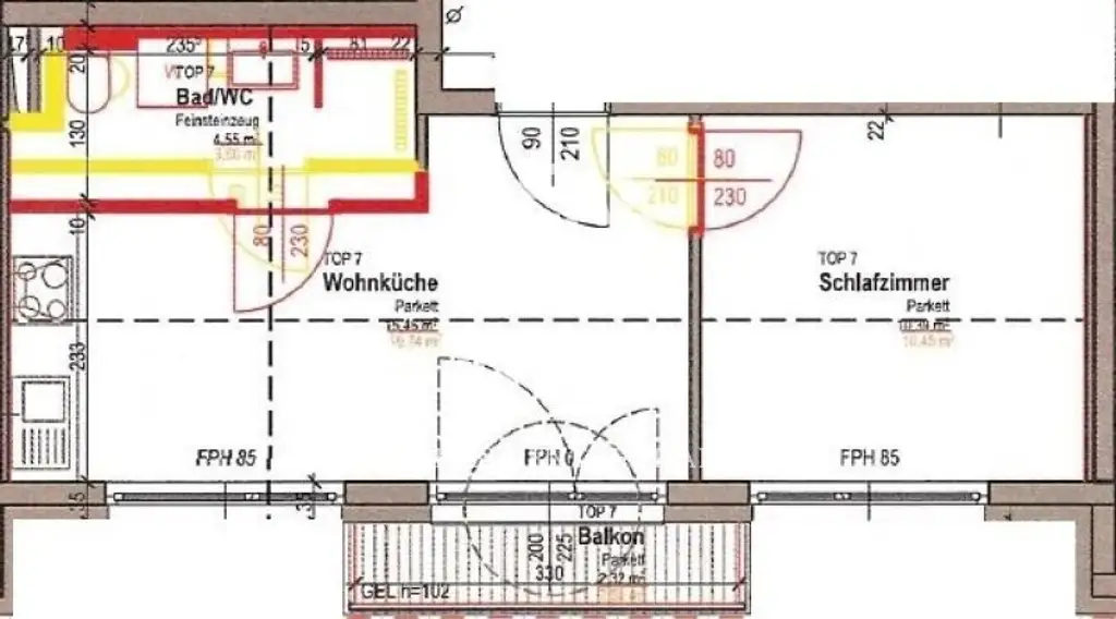 @23. Bezirk!!!  Zu Vermietung 2 Zimmerwohnung mit Balkon!! 360° Grad Besichtigung!! Nähe U6 PERFEKTASTRAẞE!!@
