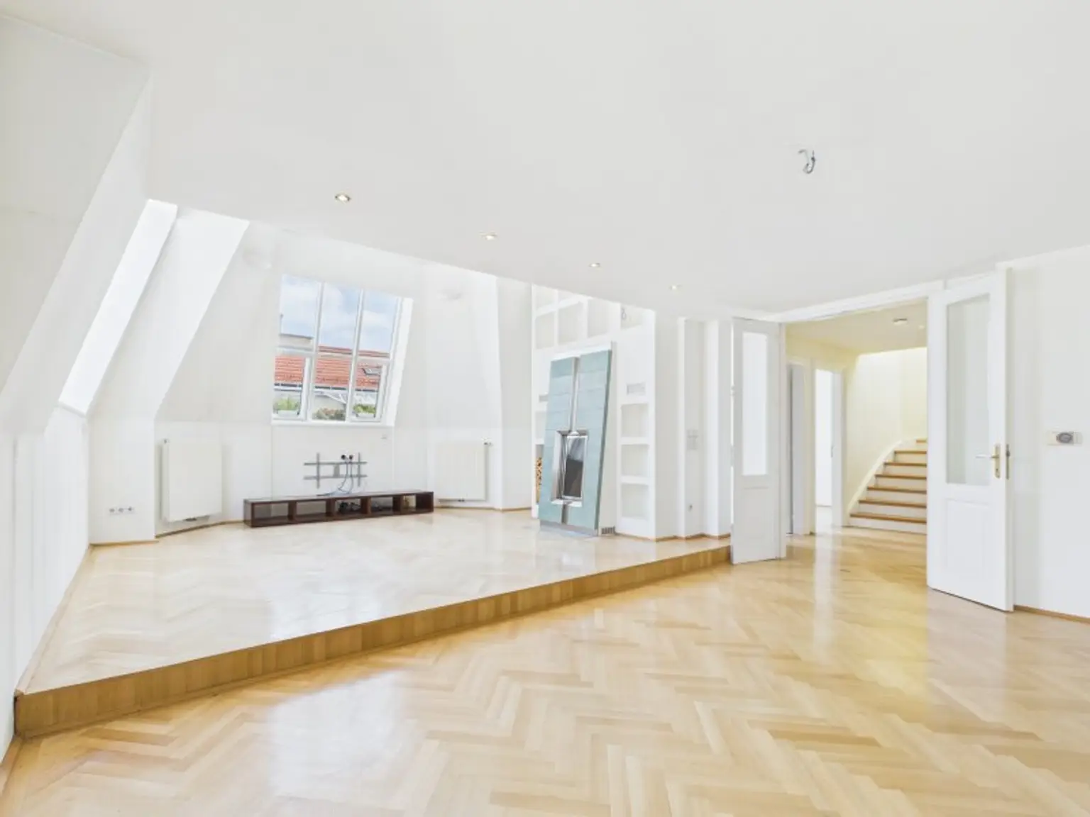 Wohnzimmer im 1. Dachgeschoss