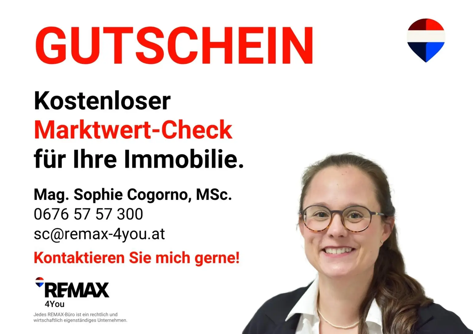 Gutschein Kostenloser Martwert-Check für Ihre Immo