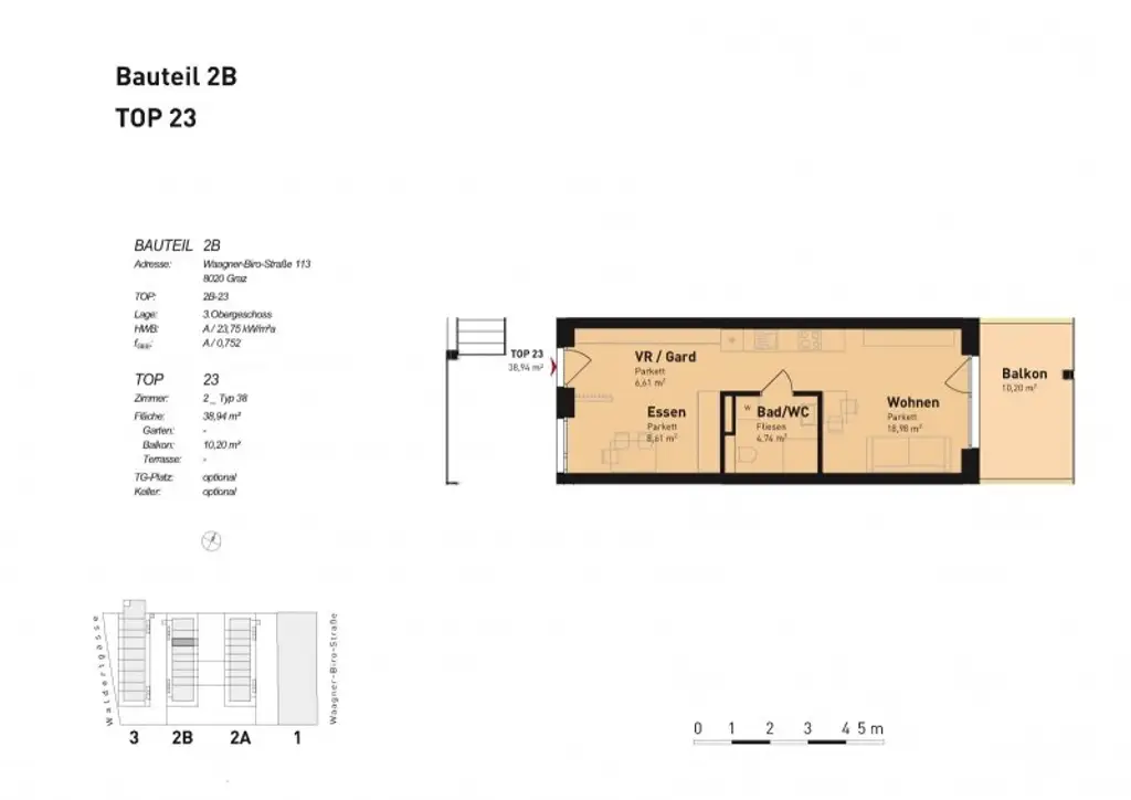 Grundriss: Waagner-Biro-Straße 109-115