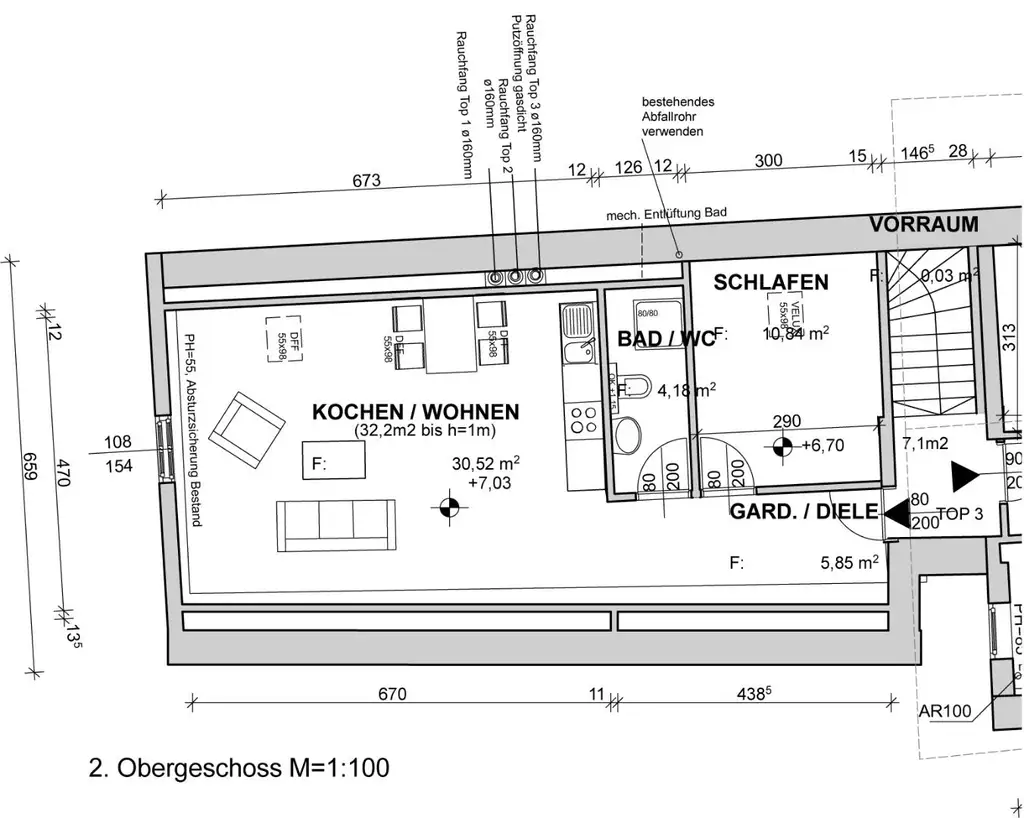 Studentenwohnung im Herzen von Steyr - Top 03