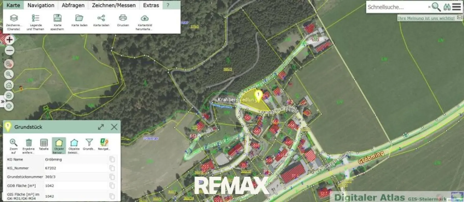 Lage Gst. Krahbergsiedlung