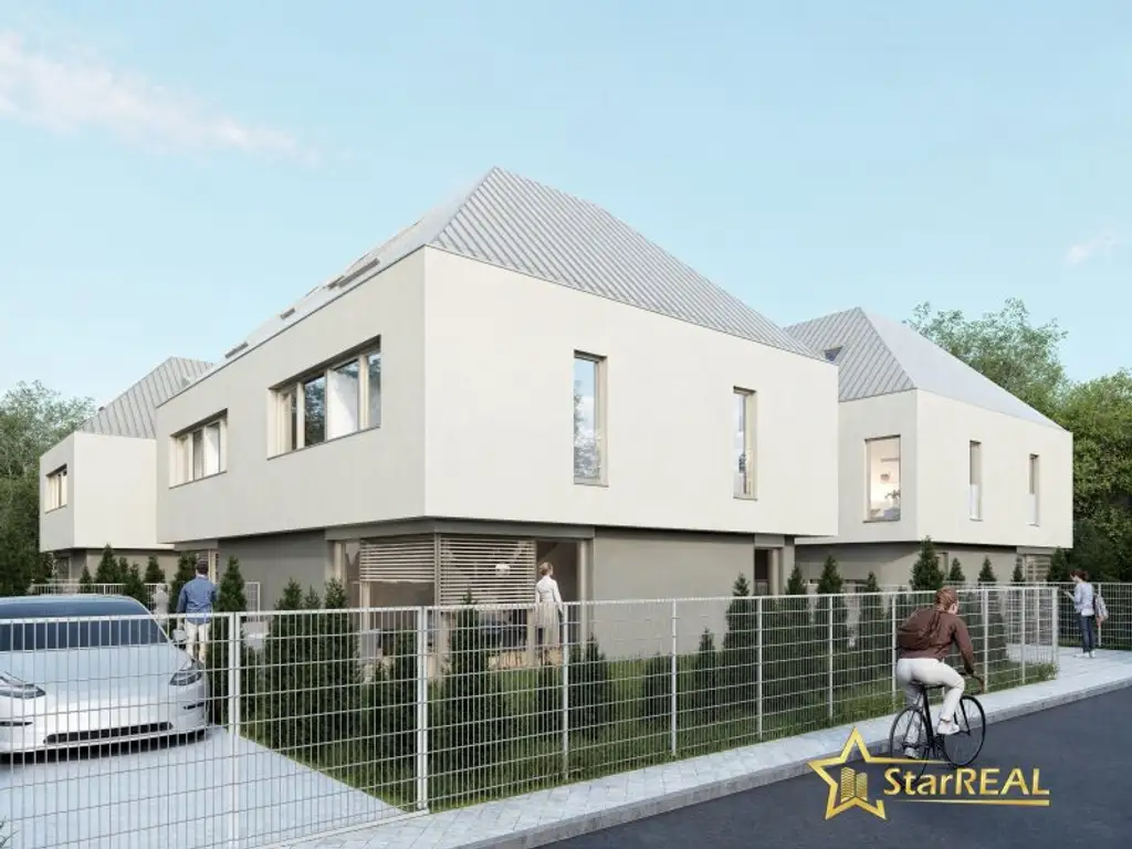TOPPREIS! NEUES PROJEKT. 5 ZIMMER-ZIEGELHAUS, LUFTWÄRMEPUMPE, BODENHEIZUNG UND KST/ALUMINIUM-FENSTER. Provisionsfrei für den Käufer.