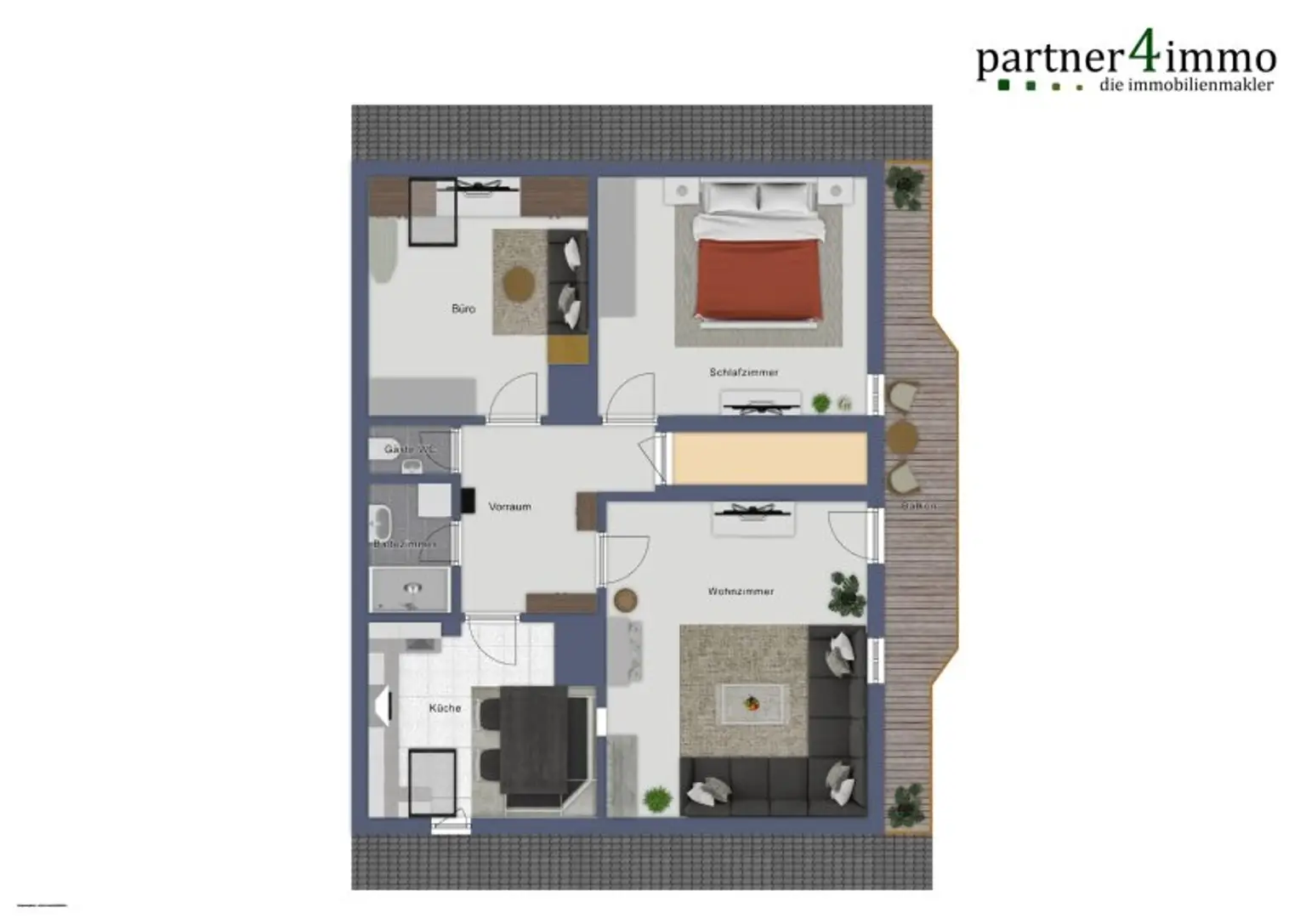 Traumhafte 3-Zimmer-Wohnung mit Balkon und Bergblick in Fügen!