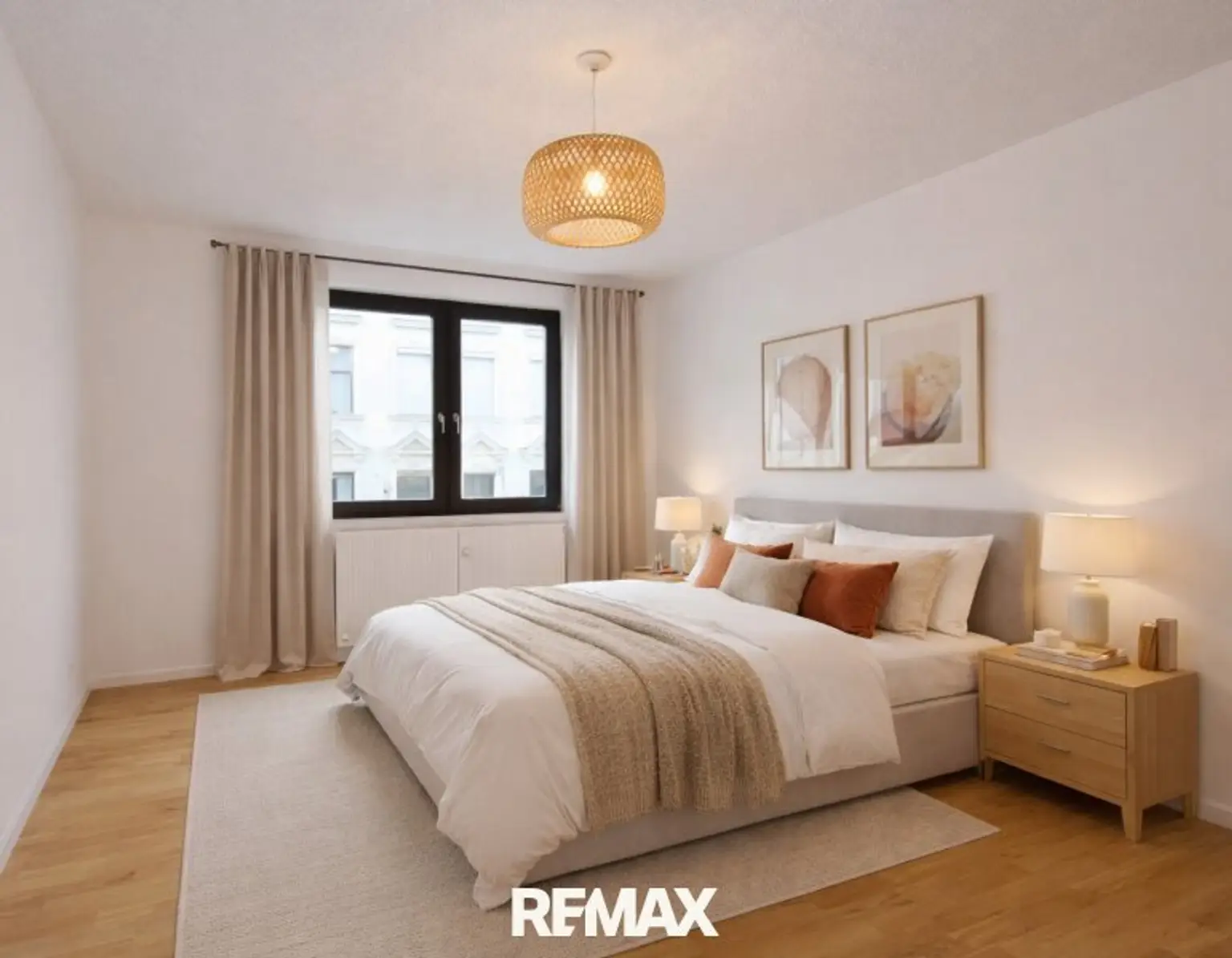 Schlafzimmer (virtuell eingerichtet)