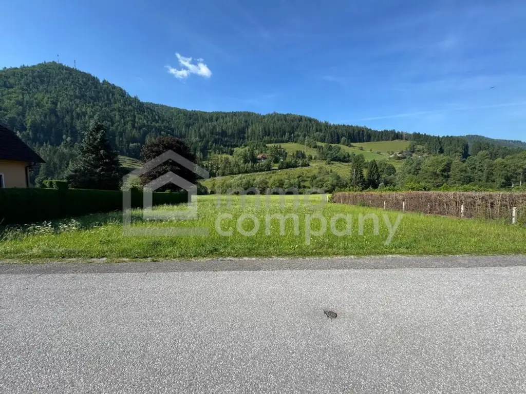 Baugrundstück mit Bergpanorama in St. Kathrein an der Laming – 1.070 m²