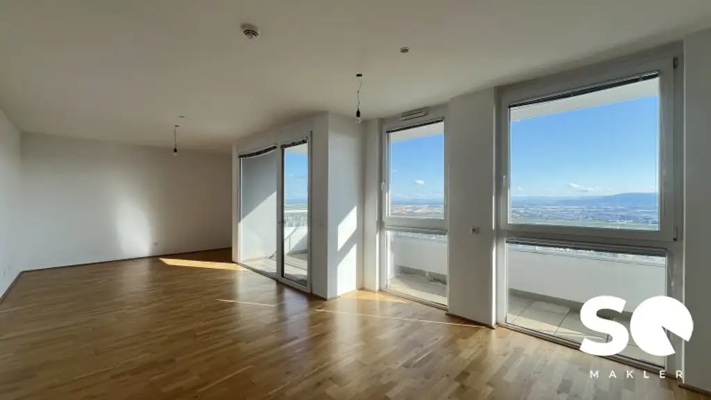 # SQ  - MODERNE 3 ZIMMER IN EINEM HOCHHAUS - NEUBAUWOHNUNG MIT BALKON MIT TRAUMHAFTEN AUSBLICK - NÄHE KURPARK OBERLAA - 31. ETAGE