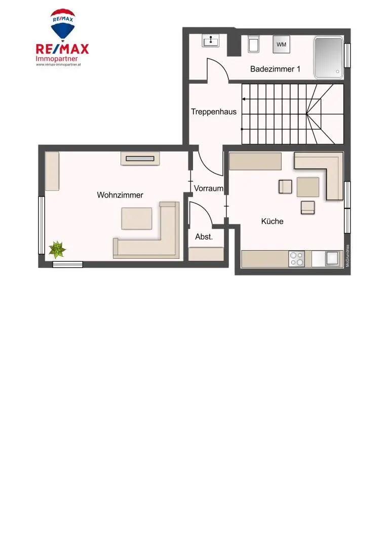 Grundrissplan (EG - Haupthaus)