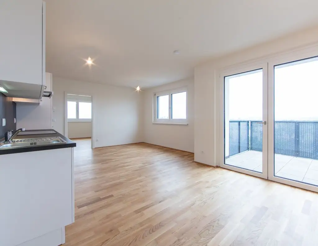 Neuwertige vermietete 3-Zimmer-Wohnung inkl. Westbalkon am Genochplatz