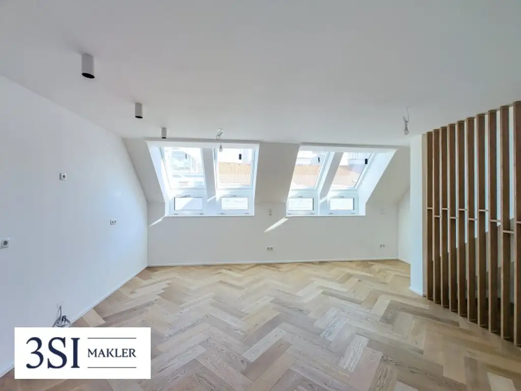 Exklusive 2-Zimmer Dachgeschosswohnung mit Terrasse und Balkon nahe AKH und St. Anna Kinderspital