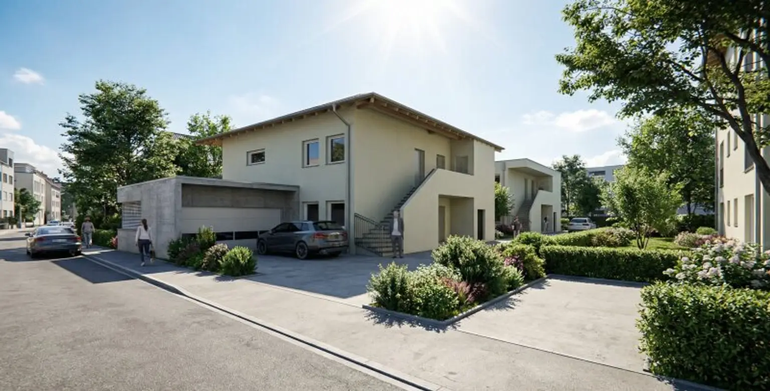 NEUBAU Kleinwohnanlage mit 2 Häuser und 8 Wohnungen in Waidmannsdorf - Schubertstraße