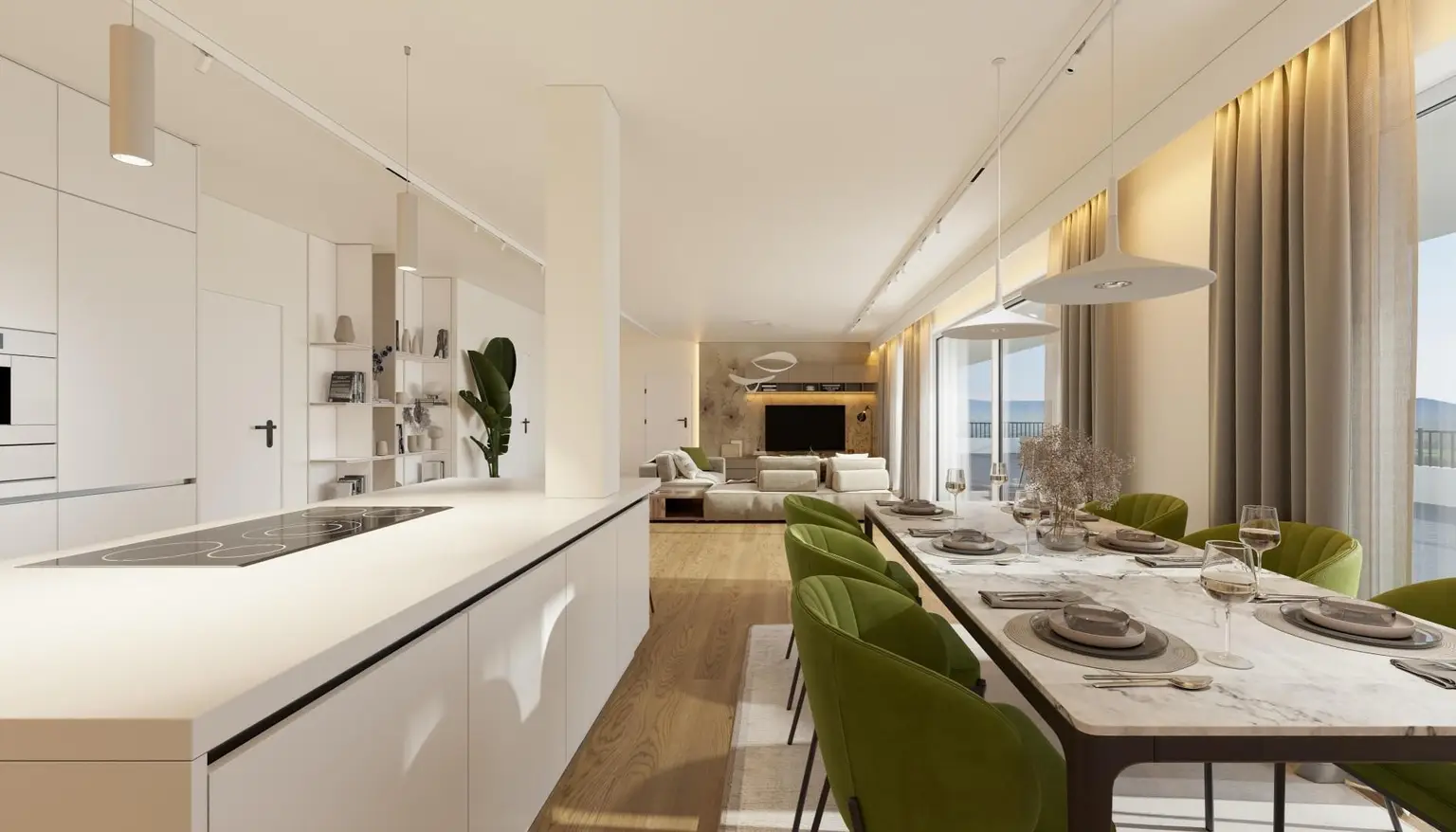 Wohn- Essbereich I Visualisierung