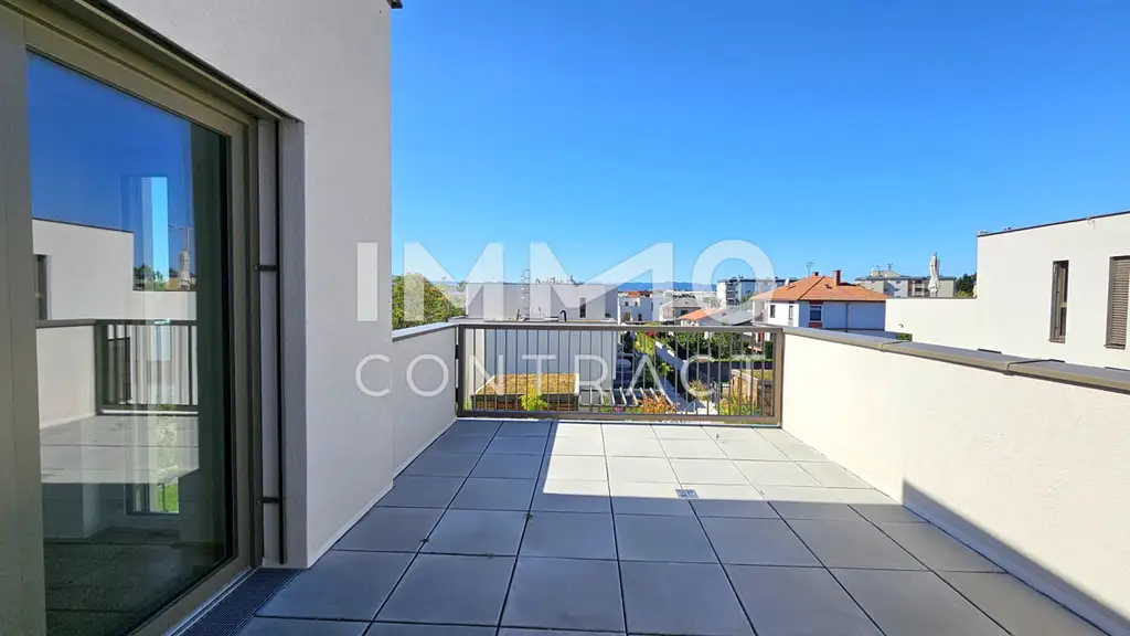 2 Dachterrassen mit Blick zum Wienerwald: 4-Zimmer-Wohnung in Traumanlage - provisionsfrei!
