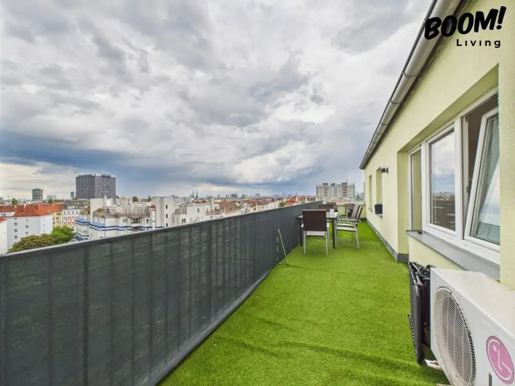 Familienfreundliche Dachgeschoss Wohnung mit 3-Zimmer und Terrasse mit perfekter Verkehrsanbindung – Wunderschöner Ausblick