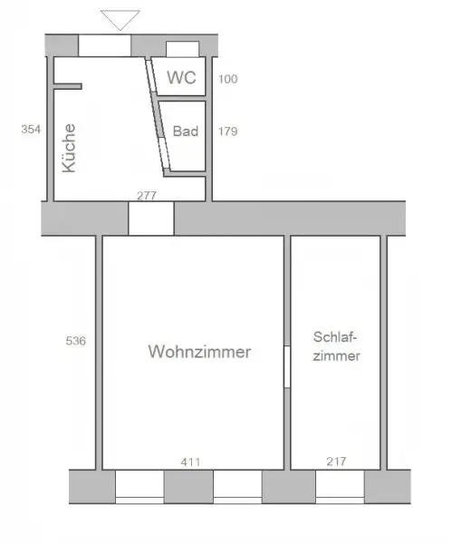 Sonnige Kleinwohnung mit schönem Fernblick im 4. Liftstock