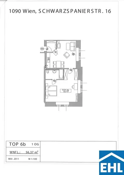 Nette 2 Zimmerwohnung Nähe Votivkirche - Schottentor