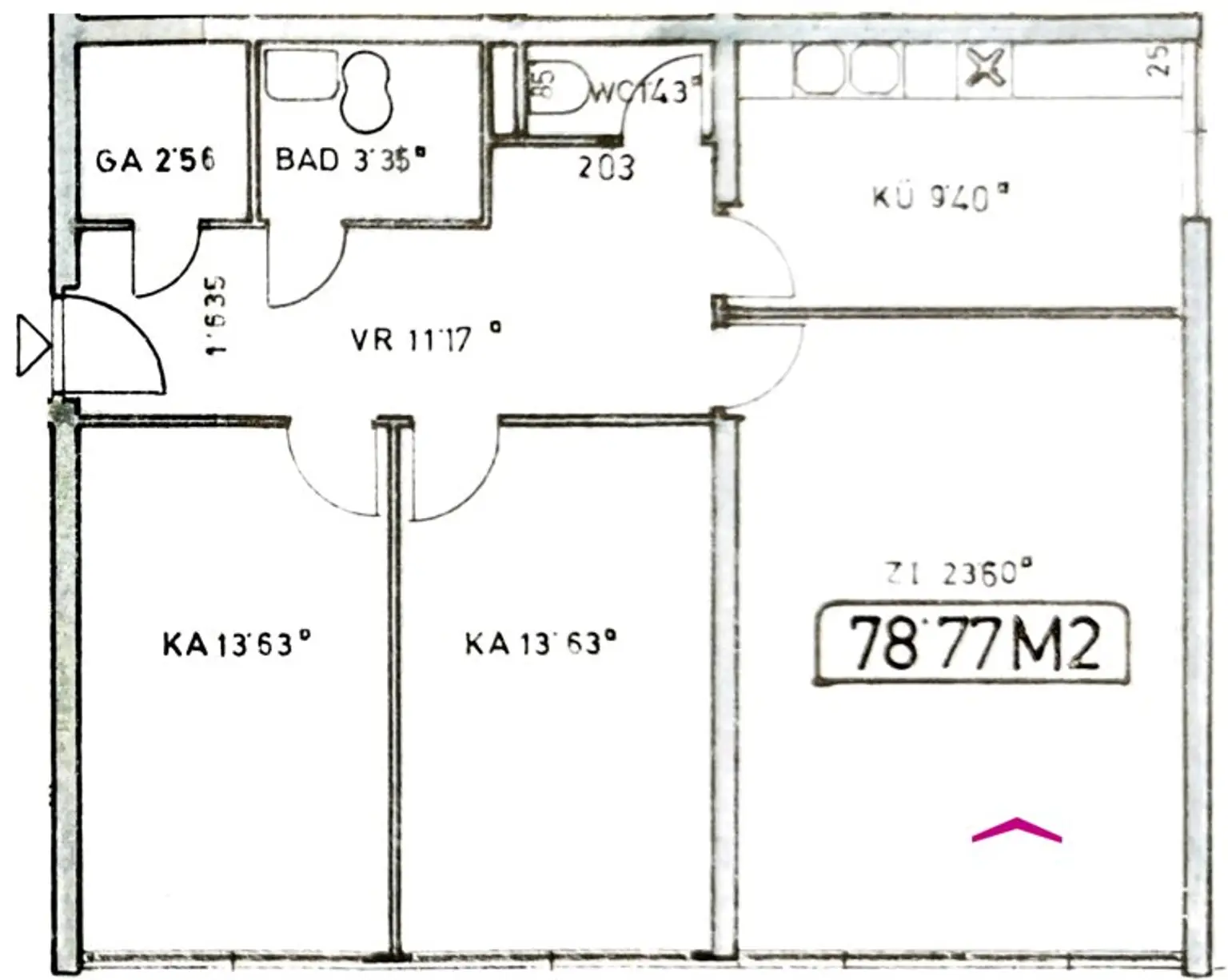 Frisch renoviert & bezugsfertig: 3-Zimmer-Perle mit Schlossnähe & Parkähnlichen Innenhof!