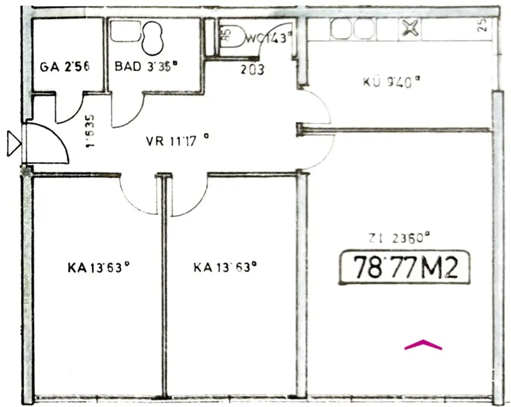 Frisch renoviert & bezugsfertig: 3-Zimmer-Perle mit Schlossnähe & Parkähnlichen Innenhof!