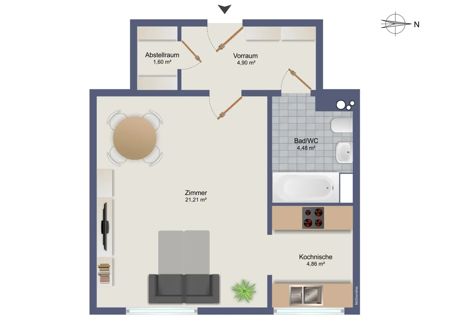 Sonne & Ausblick: Zentrumsnahe Kleinwohnung - Ideal auch als Kapitalanlage!