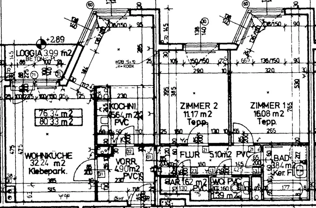 3 ZIMMER NEUBAUWOHNUNG MIT LOGGIA IN GRÜNRUHELAGE