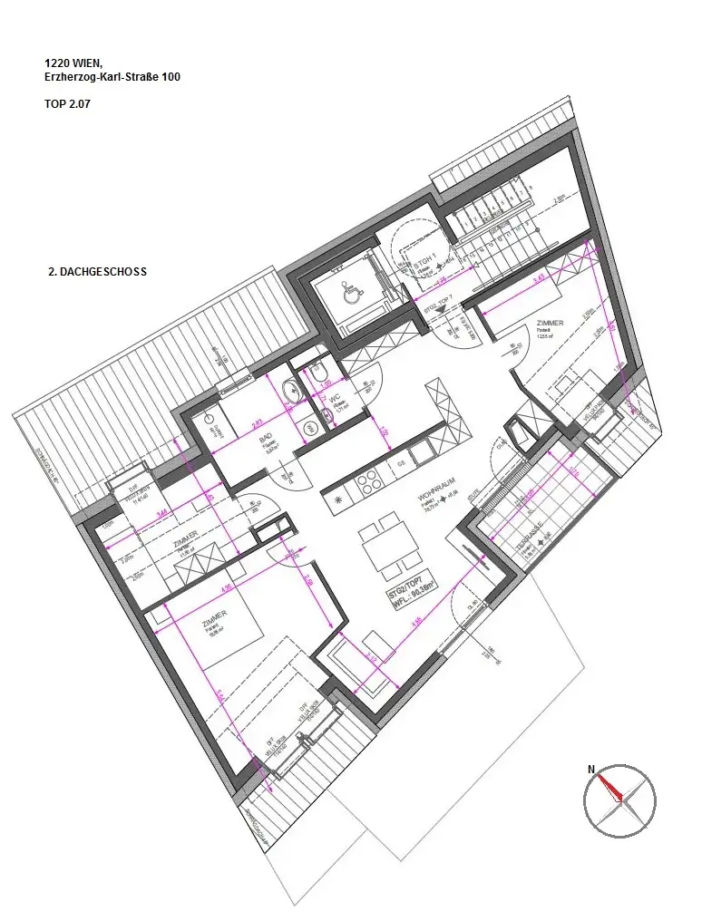 Ihr neuer Rückzugsort: 4-Zimmer-Terrassenwohnung nahe der Donau!
