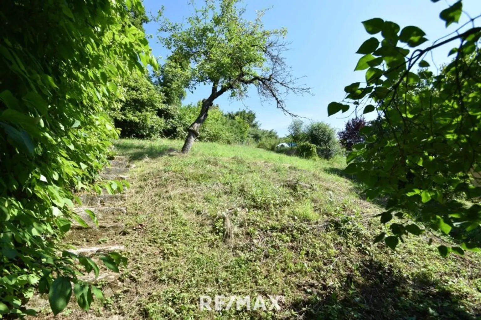 Gartenteil oberhalb des Hauses
