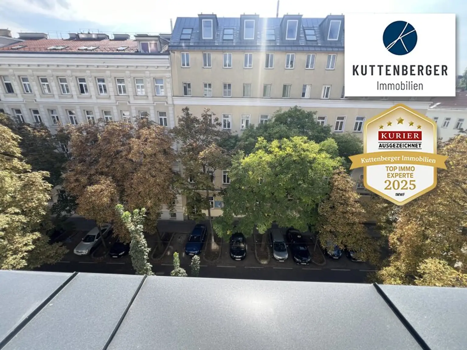*Superprojekt: "Über den Baumwipfeln" Top 43  Erstklassige 3-Zimmer Wohnung mit Blick auf die Kastanienbäume + Balkon
